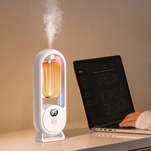 Mini veggmontert/skrivebordsduftdispenser deodoriserende stille duftspray for baderom toalett Only