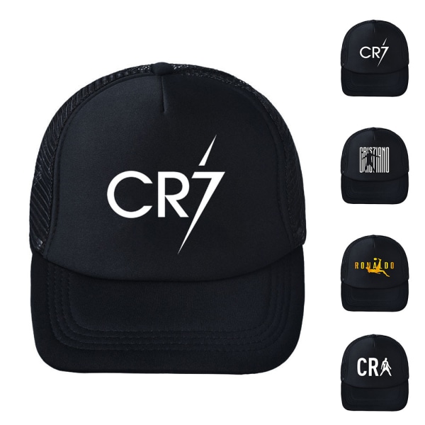 Cristiano Ronaldo kasket Justerbar solskyddskeps Trucker keps Sommarkepsar #1