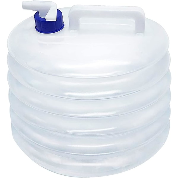 Hopfällbar vattenbehållare, hopfällbar vattenbehållare med kran, BPA-fria vattenbehållare - vattenförvaring