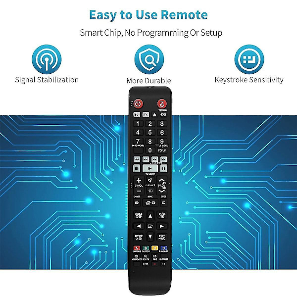 Vaihto-ohjain Samsung Blu-ray-soittimelle BD-H8500 BDH8900A/XY BD-H8500A/XY BD-H8900A/XY