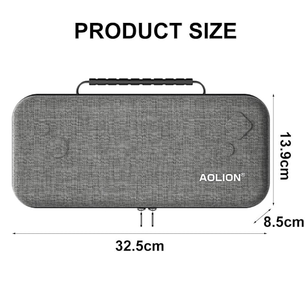EVA opbevaringsetui til Asus ROG Ally Grey Bag