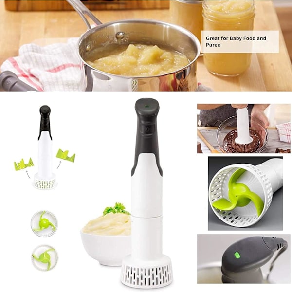 Elektrisk potatisstöt, 3 i 1 Multiverktyg Handmixer Set-Blender