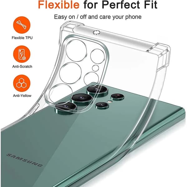 Mjukt silikonfodral kompatibelt med Samsung Galaxy S-serien[JUN] Galaxy Note 20 size