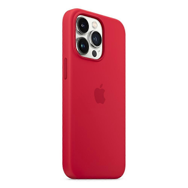 MagSafe-kompatibelt flydende silikonecover til iPhone 14 Pro Red size