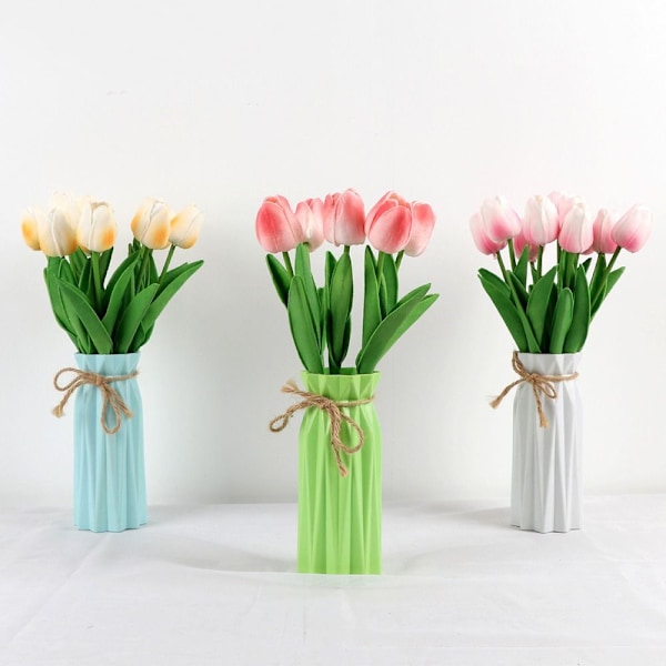 Kunstige Blomster Silke Tulipaner BLÅ blue