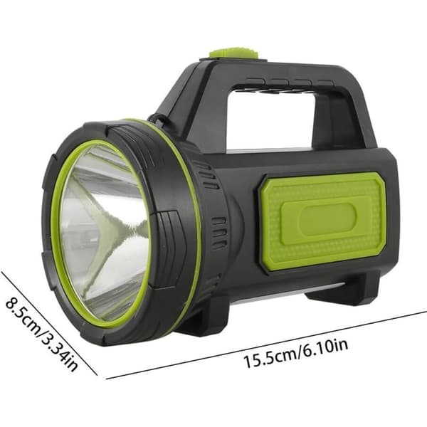Tehokas 135000 lumenin LED-taskulamppu, USB ladattava ja vedenpitävä [JUN]