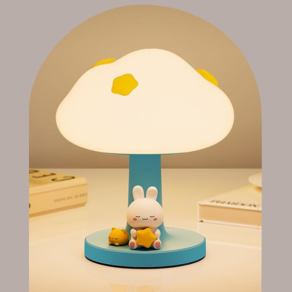 Rechargeable Mushroom Night Light,Dimmable Mushroom Nightlamp for Breastfeeding,LED Mushroom Nightlight with Touch Control