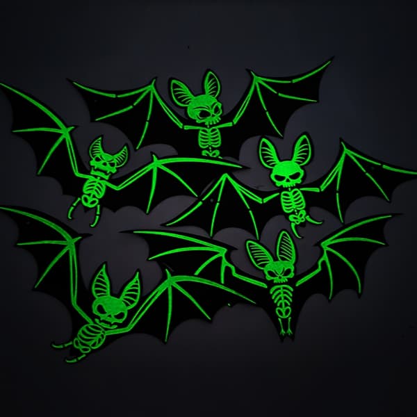 3D Hængende Flagermus til Halloween Træ og Spøgelseshus Indretning Bat-Hanging