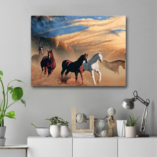 Målning / Canvas - Häst - 40x30 cm - Canvas