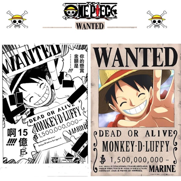 24 stk Anime-plakater One Piece Type 2 (42 x29CM)