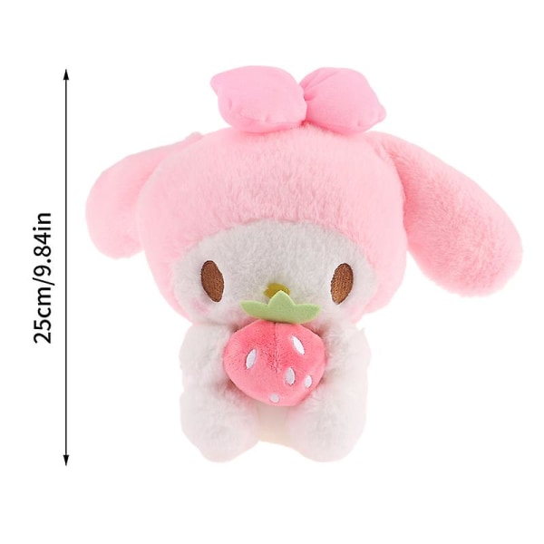 Kuromi og My Melody Plysdyr fra Strawberry-serien Melody