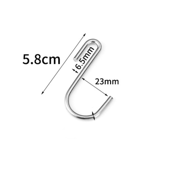 20-pack 5,8 cm Tunga S-formade Hängande Krokar för Kök, Badrum