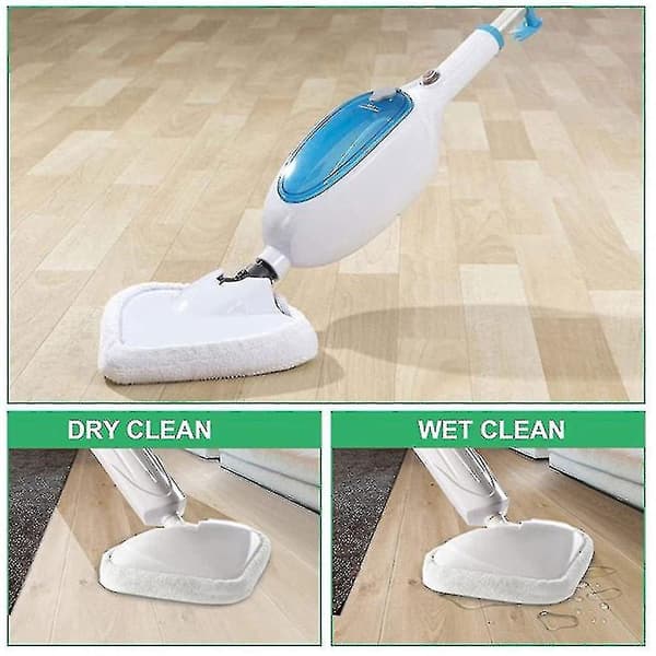 6-pakke vaskbare mikrofiber dampmoppputer, kompatible med H2O X5 dampmopper [JUN]