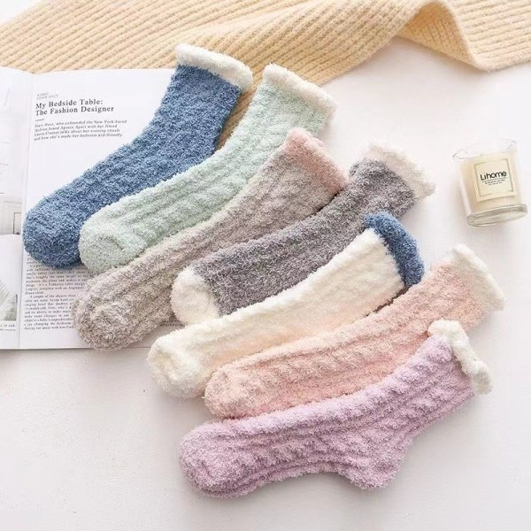 pairs of fuzzy socks ladies, slippers, winter cozy cabin socks f