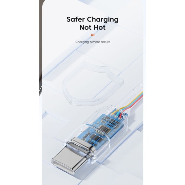 Paket med 3 Iphone 2m laddningskabel Mfi-certifierad Lightning-kabel