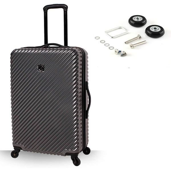 2-pak bagagehjul (60*6*18 mm, aksellængde: 35 mm) reservedele