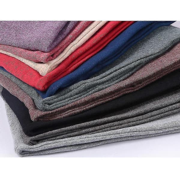 5-pak Slouchy Beanie Hue i Khaki, Sort, Grå & Lilla [JUN]