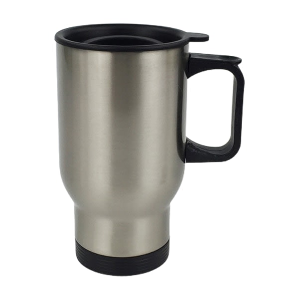 450 ml rostfritt stål silver reseglans blank sublimering mugg kaffe