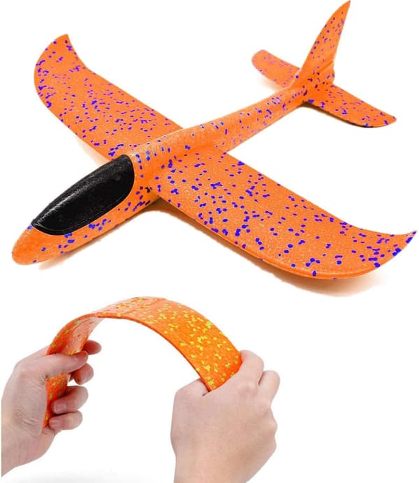 4-pack Skumglidflygplan, Handkastade Flygleksaker, Utomhusleksaksflygplan för Barn, Kompatibel med Modell 1[JUN]