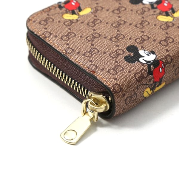 IC Disney Musse Pigg Minnie Mouse liten plånbok Lady Kort dragkedja A7