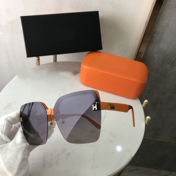 Polariserade solglasögon för kvinnor Fashionabla överdimensionerade UV400-glas