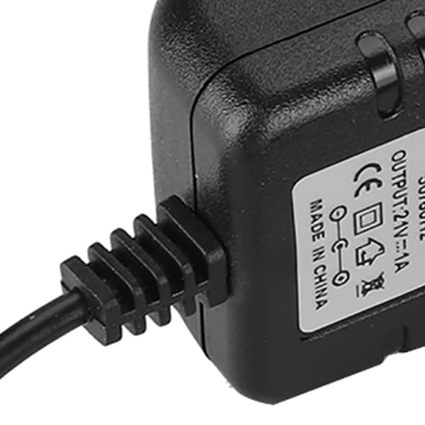 21V/1A Kobberkjerne Litium Batterilader med EU-plugg [JUN]