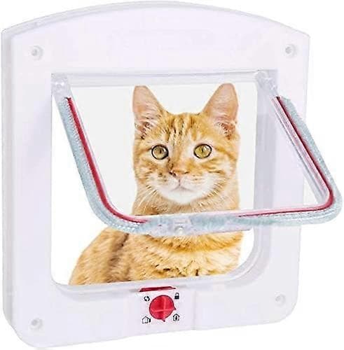 Katteluke for hunder og katter, isolerende katteluke, katteluke med tunnel, katteluke for vindusdør, 4 moduser