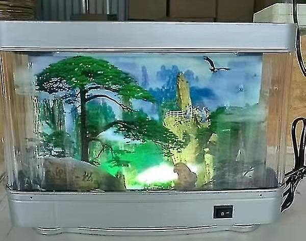 Kunstig delfinakvariumlampe med bevegelig LED virtuell hav-effekt [JUN]