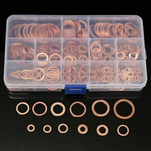 Kobberpakning Kobberforsegling Solid 300 stk 300PCS