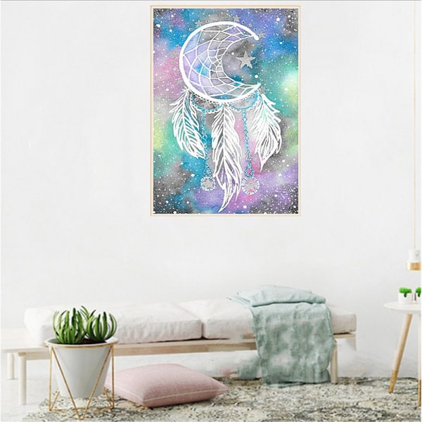 5D Dreamcatcher Diamantmalerisett Hjeminnredning