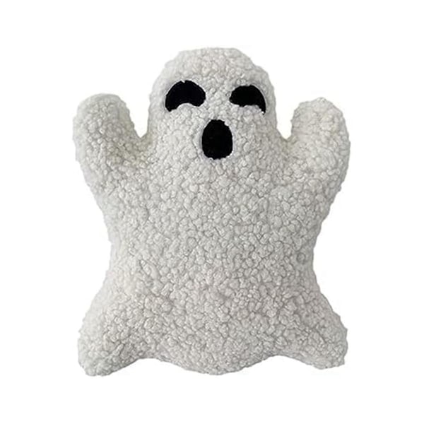 Halloween Dekoration Spøgelse Pude Sød Spøgelse Plys Spøgelse Formet Pude, Spøgelse Udstoppede Dyr, 40 cm