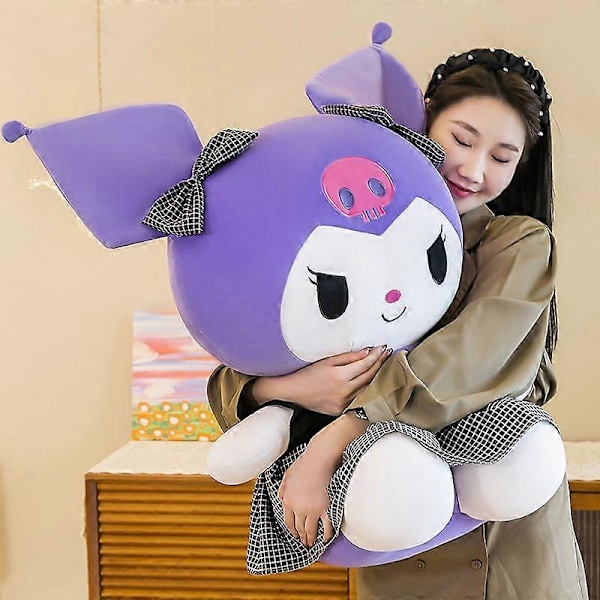 GaiBoSi 40cm Sanrio Kuromi Plysjdokke Tegneserie Melody Dockepälsleketøy Gave Barneromsdekorasjon Plushie Dukker Gaver til Barn