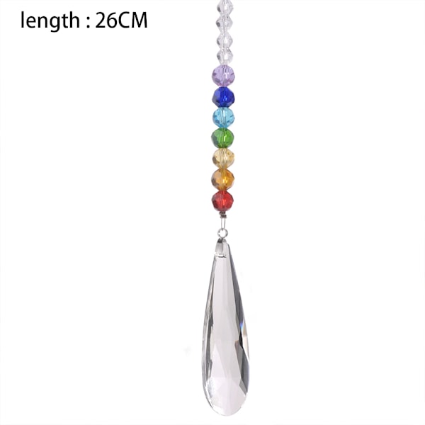 Krystal Prisma Kugle, Chakra Vedhæng Kugle Feng Shui Dekoration