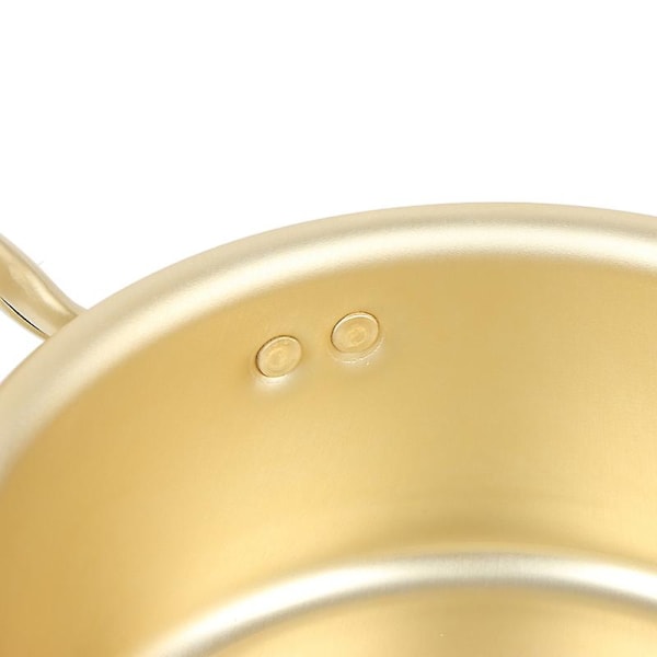 Koreansk Ramen Noodle Pot Koreansk Aluminium Lagergryte Instantnudler Pan med Håndtak - Perfekt 16CM