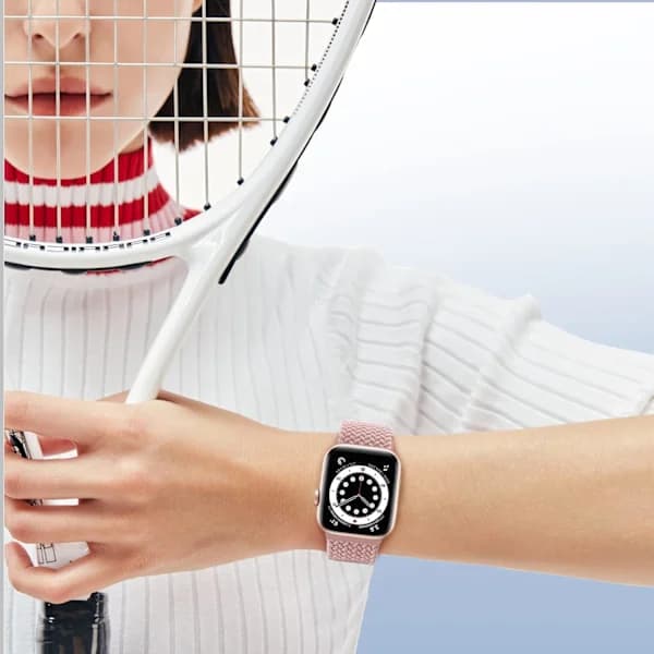Flettet Solo Loop-rem til Apple Watch 40 mm 38 mm 41 mm - 3-pakke [JUN]