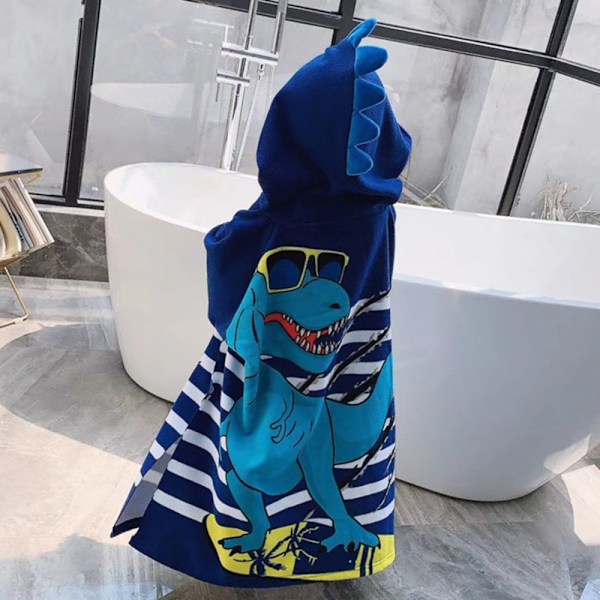 Badlakan Barn Badhandduk, Utsökt Mönster Badrock Bad Poncho Bad Poncho Barn Pojkar Flickor Söt Handduk Med Huva För Barn Pojkar Flickor