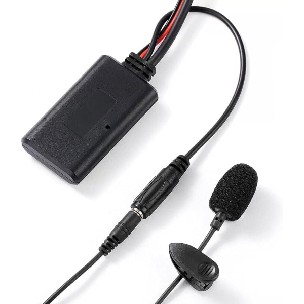 Bluetooth Aux Audio Adapter Musikkabelmodul med mikrofon kompatibel med Peugeot 207 307 407 607 807 408 508 Citroen C1 C2 C3 C4 C5 C6 C8 DS3