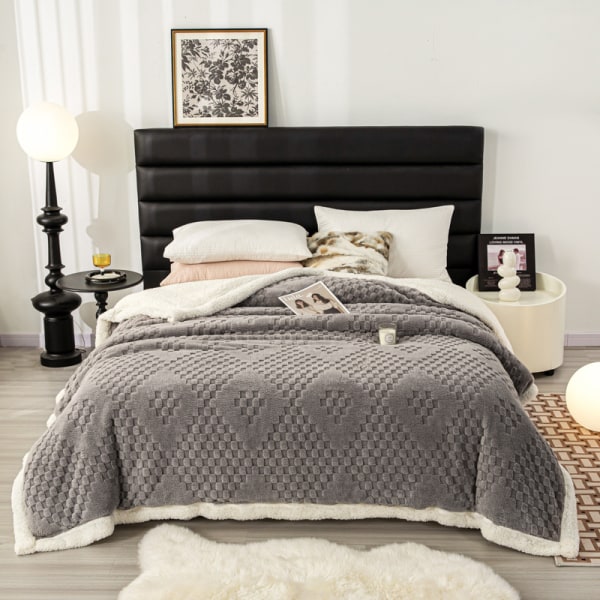 Sofa tæppe - Fleece tæpper og plaider, Faux Fur Blank