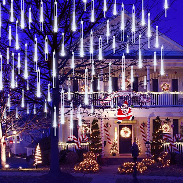 Jul Snöfall LED Istappsljus för Utomhusträd [JUN]