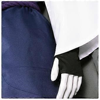 Naruto Sasuke Uchiha Cosplay Kostymset för Vuxna - Vit Medium[JUN]