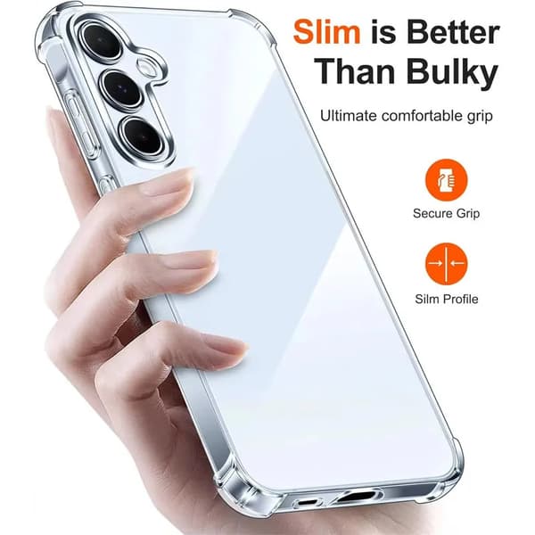 Samsung Galaxy A Series Clear Protective Phone Case[JUN] A36 5G Clear