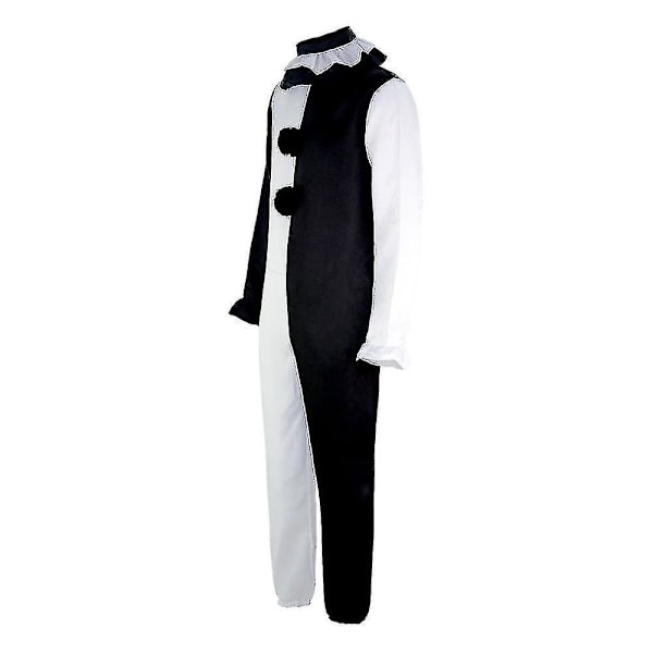 Aikuisten Terrifier 2 Art The Clown Cosplay -asu Haalari Jumpsuit XXXL