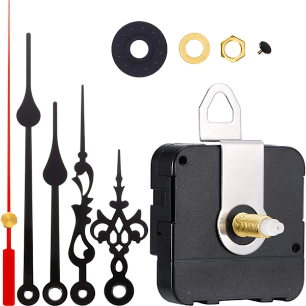 2-pack Quartz Klockrörelser Mekanism med Klockvisare