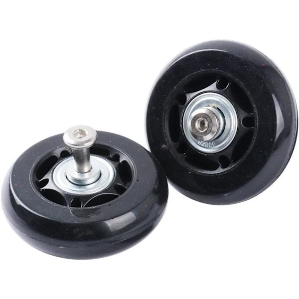 2 kpl sarjan matkalaukku pyörät (60*6*18mm akselin pituus:35mm) Vaihto