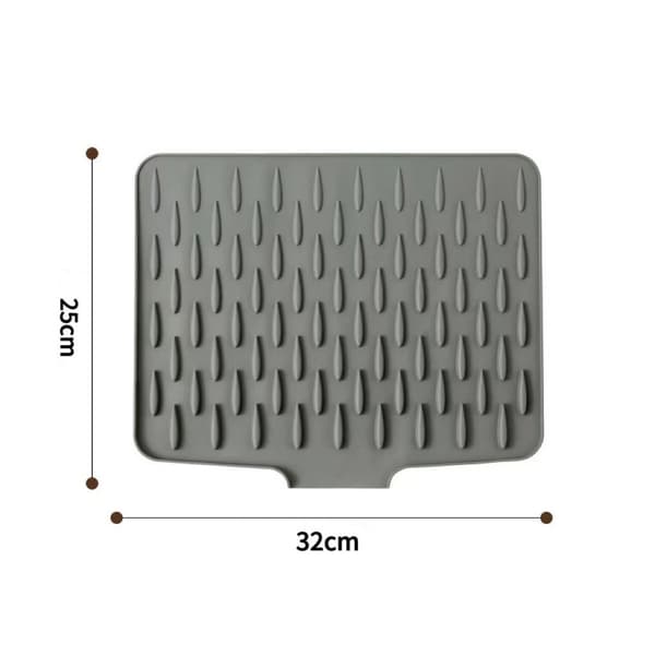 Spillsäker diskmatta i silikon för diskho och bänk [JUN] 26*32cm