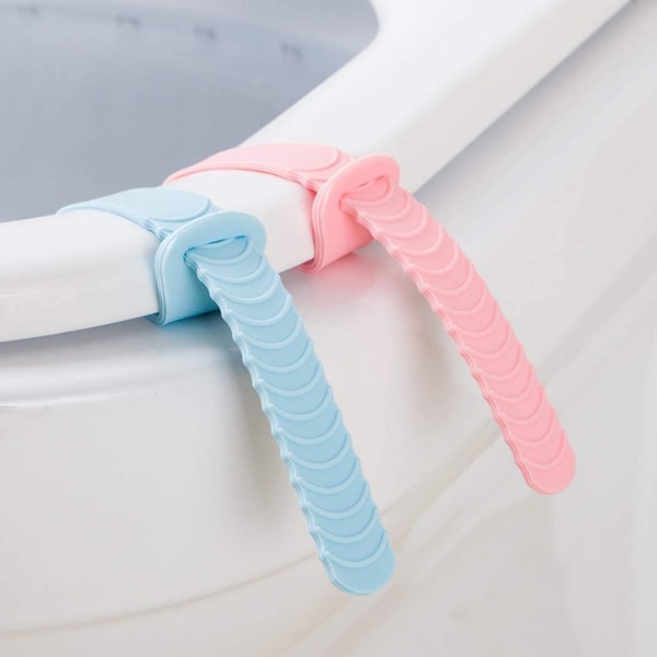 Toilet lid in silicone Handle Cover Avoid touching