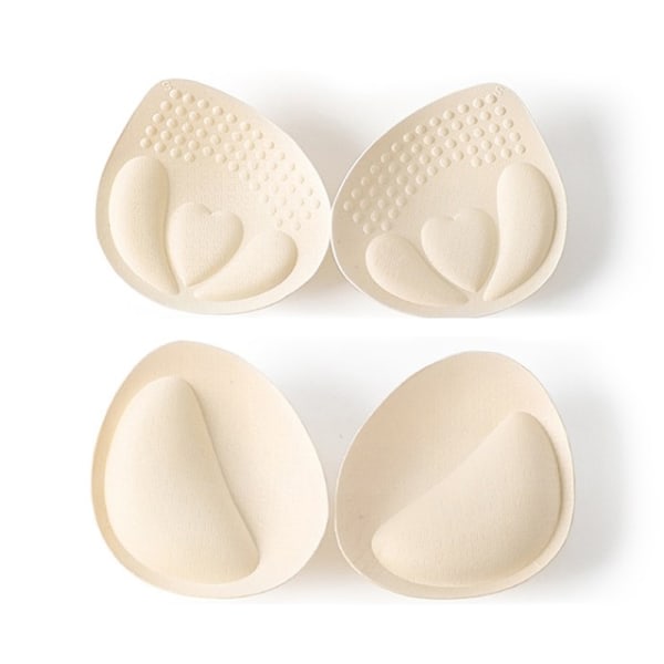 1 par Latex bröstskydd Andas BH-kuddar Inlägg Avtagbar Wo 4c