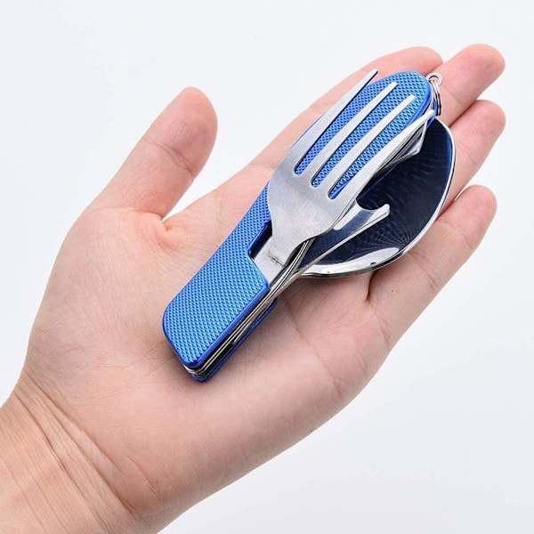 1 pakke utendørs campingkniver for flere bruksområder, rustfritt stål S