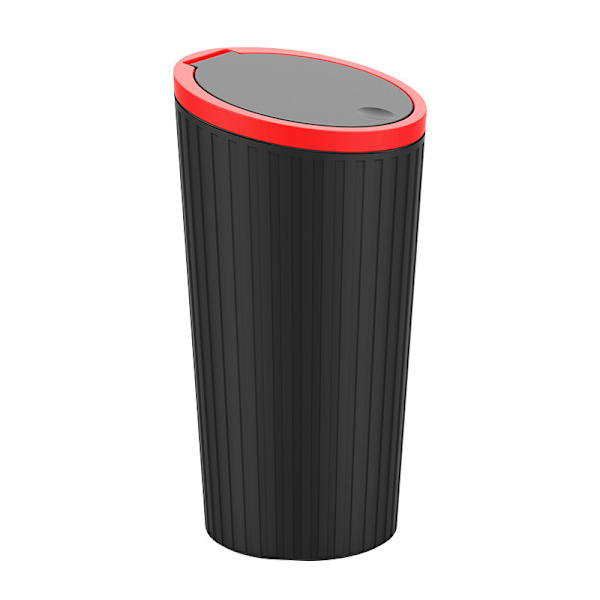 Universaalinen Bilsoptunna Mini Auto Dust Organizer Bil Interi Red