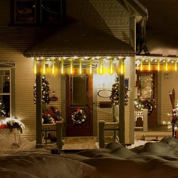 Udendørs meteorregn lys til juletræ & Halloween[JUN] Warm white